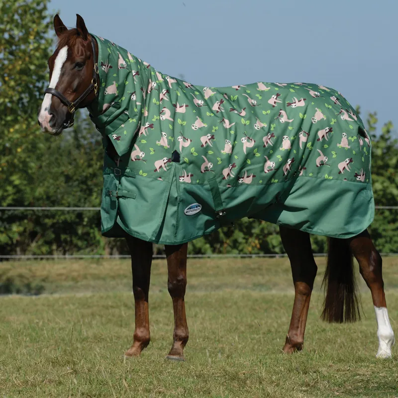 Weatherbeeta Comfitec Essential Combo Medium Turnout in Sloth Print